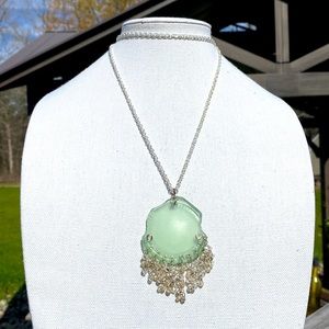 Beach Glass Pendant Necklace